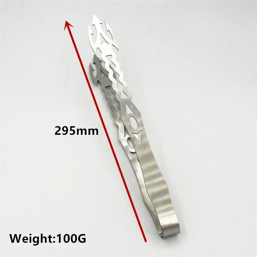 Trident стиль нержавеющая сталь кальян щипцы зажим для пинцета уголь 295 мм наргиле