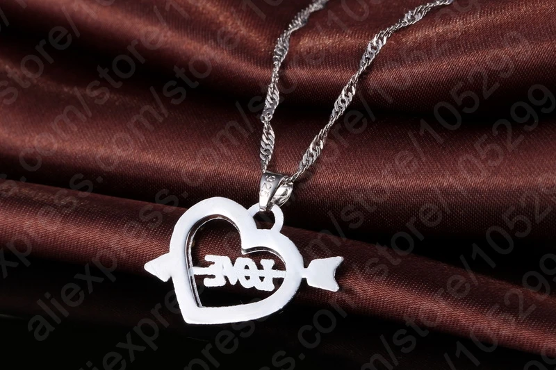 Женское Ожерелье с кристаллами Forever Authentic Arrow серьги из стерлингового серебра 925