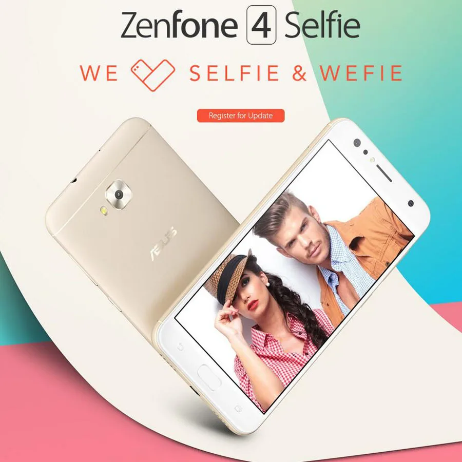 Мобильный телефон ASUS ZenFone 4 Selfie ZD553KL 4G LTE, 4 Гб ОЗУ, 64 Гб ПЗУ, четыре ядра, 5,5 дюймов, 16 Мп+ 20 Мп камера, две sim-карты
