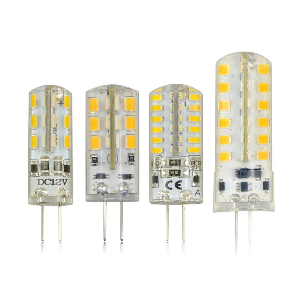 10 шт. светодиодный светильник G4 Mini 2835 3014 SMD 24/48 s 12 В постоянного/переменного тока