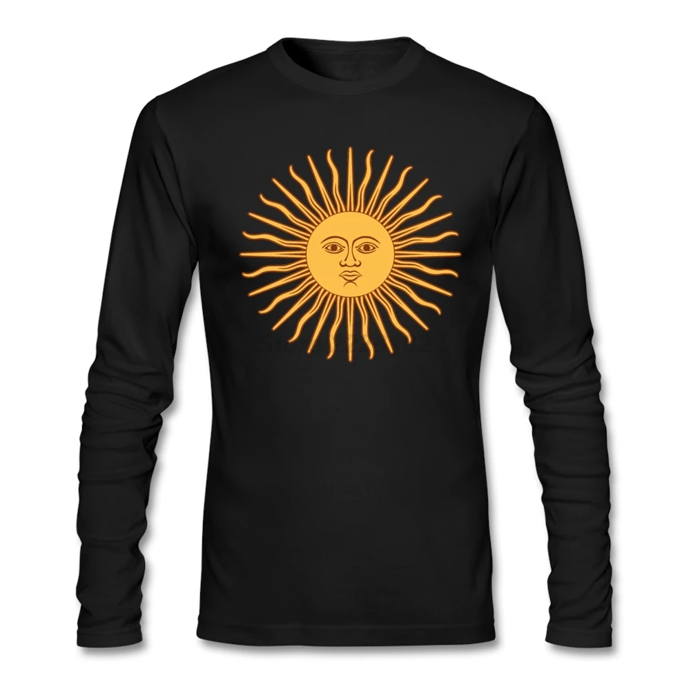 Мужские футболки HU & GH Argentina Sun весенние мужские из хлопка|t shirt|tee shirtspring men |