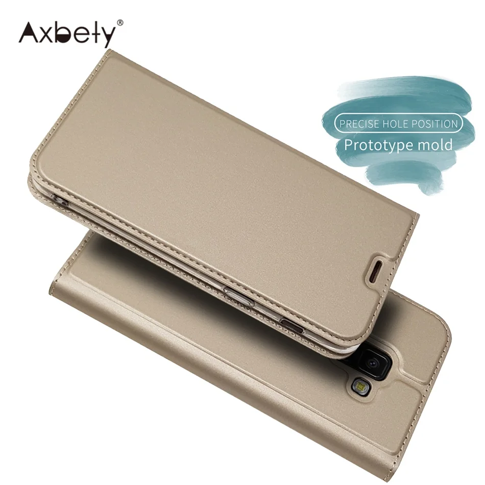 Роскошные Магнит флип чехол для samsung A5 A7 2018 Бумажник кожаный Galaxy A8 плюс карты slot