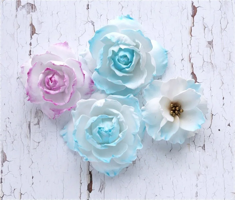Lucky Craft 4 шт. маленькие цветы металлические Вырубные штампы бумажные поделки для 3D DIY скрапбукинга Фотоальбом украшение дома новые штампы