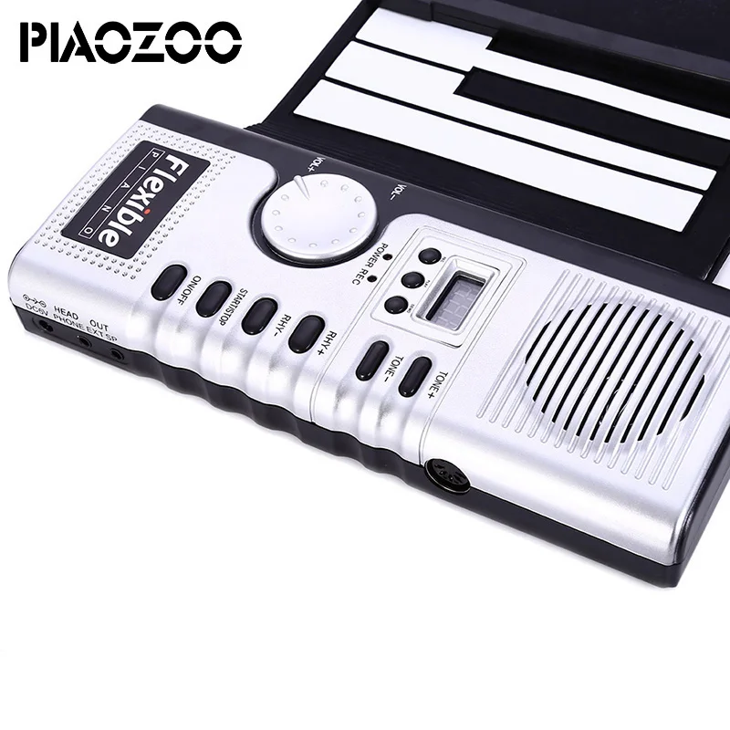 Гибкая музыкальная клавиатура с 61 клавишами профессиональное пианино