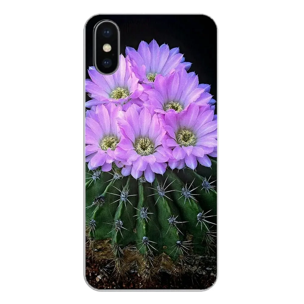 Силиконовый чехол для телефона кактус Samsung Galaxy S2 S3 S4 S5 MINI S6 S7 edge S8 S9 Plus Note 2 3 4 5 8 Coque
