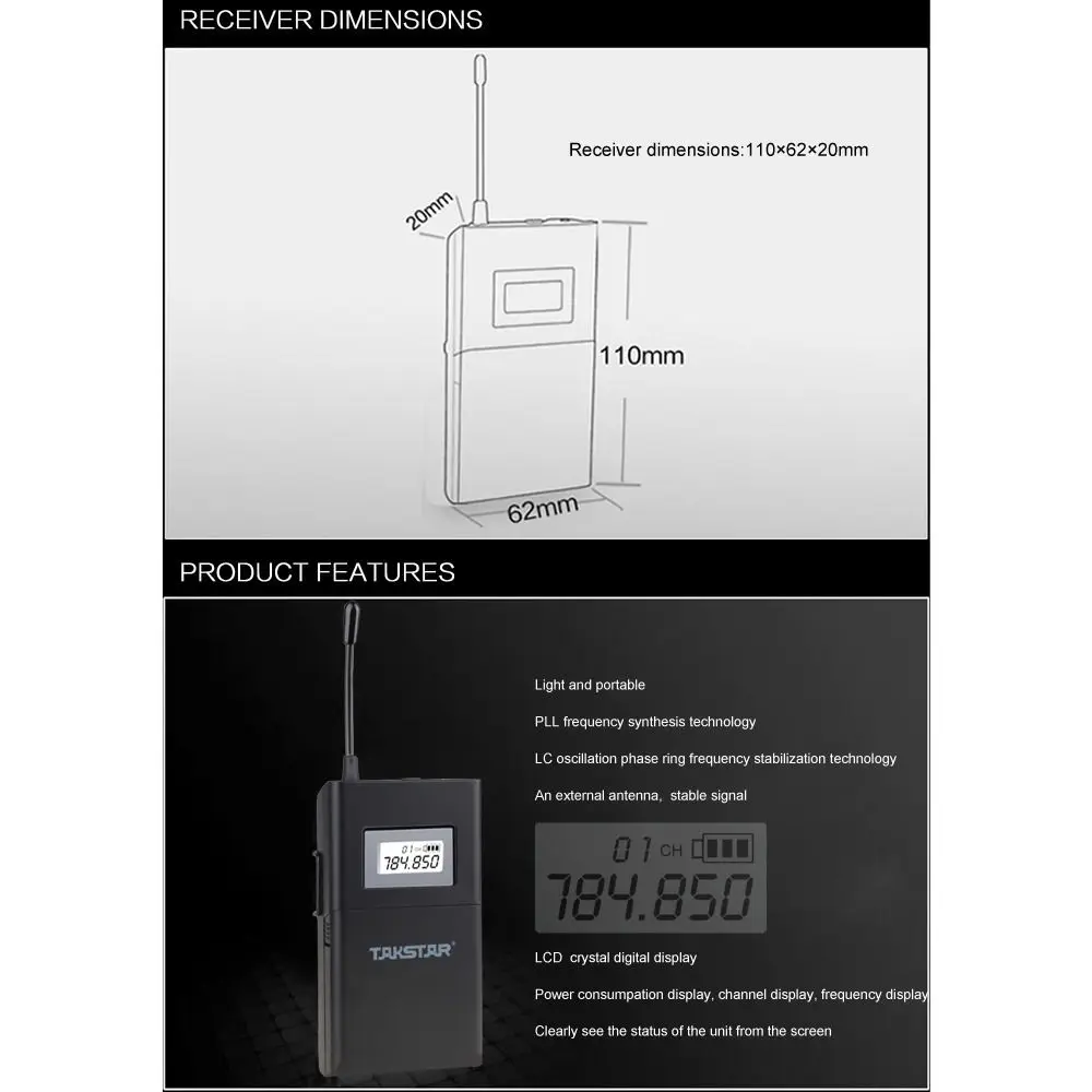 Takstar WPM-200 персональная Беспроводная система монитора UHF в ухо стерео беспроводные наушники светодиодный приемник сценический мониторинг отзывы