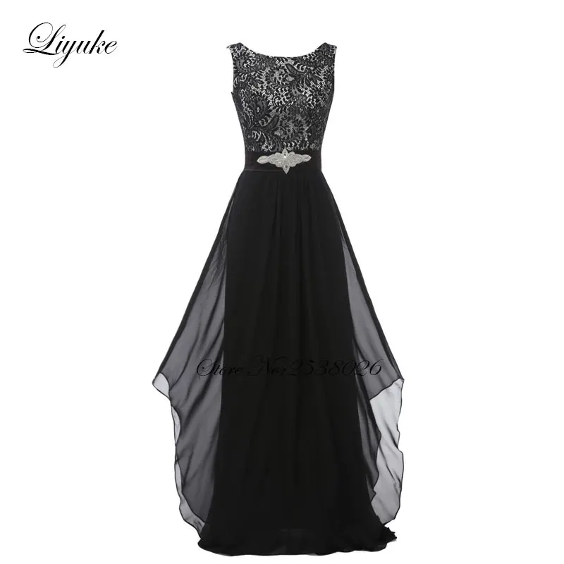 Liyuke кружевные шифоновые платья для подружек невесты официальное платье Простое