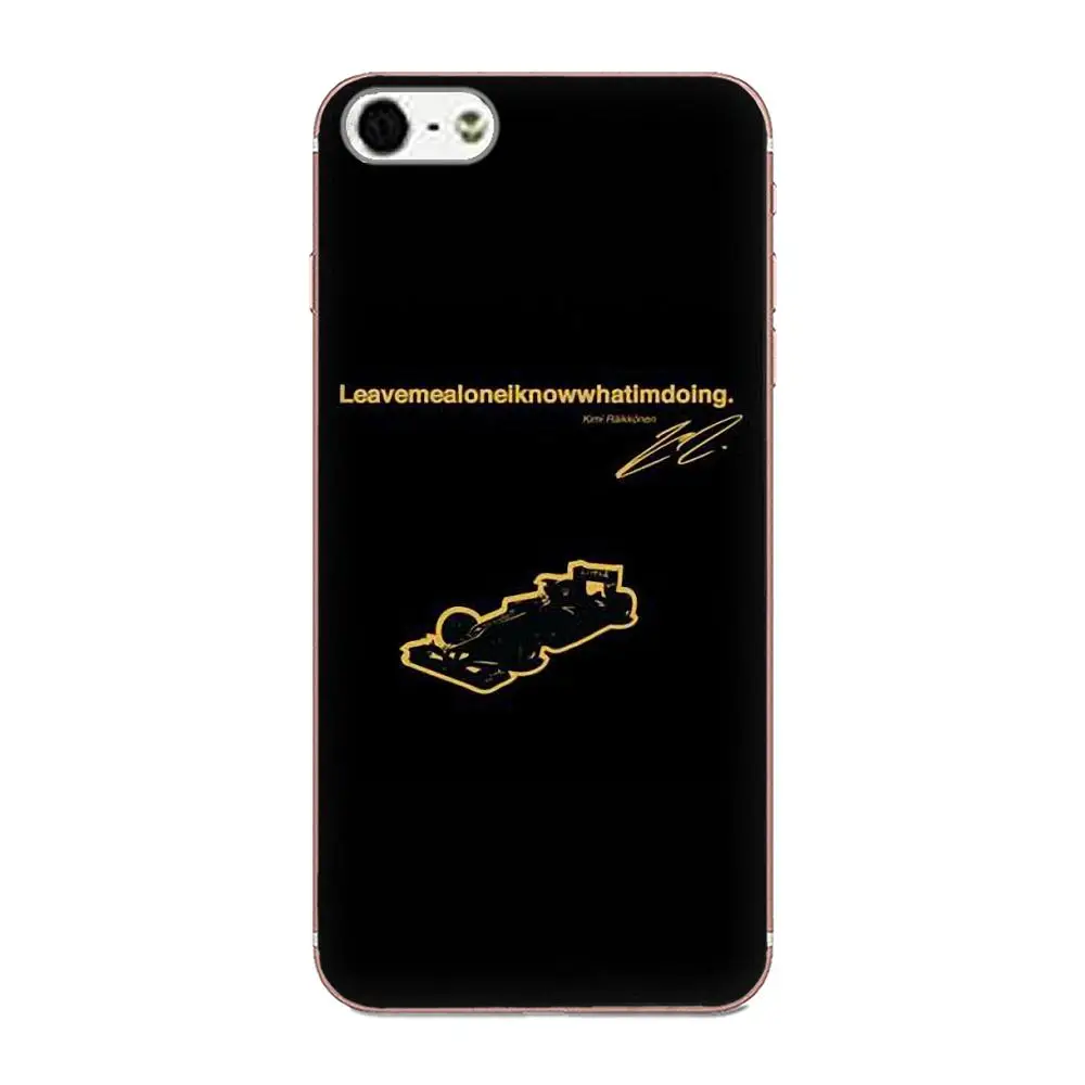Мягкий художественный чехол Kimi Raikkonen Just Leave Me Alone для LG Nexus 5 5X V10 V20 V30 V40 2017 2018 2019 |