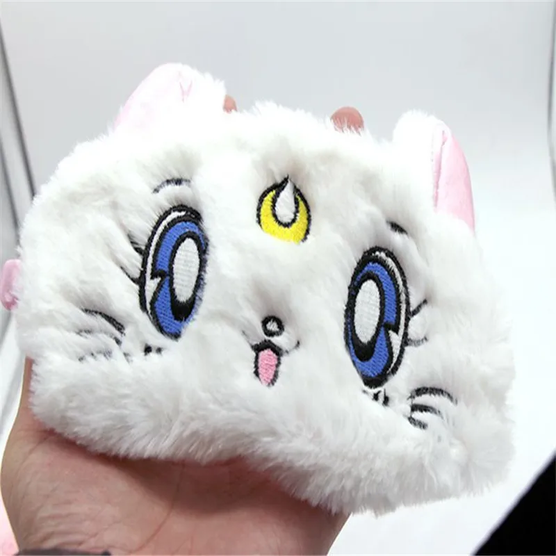 Милая 3D маска для сна, натуральная маска для сна, маска для глаз, покрытие для век, тени, повязка для глаз, женская мягкая переносная повязка на глаза, дорожная повязка на глаза