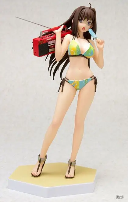 Новинка лидер продаж 16 см сексуальные фигурки Mahotsukai no Yoru Aozaki Aoko Magic Gunner Miss Blue