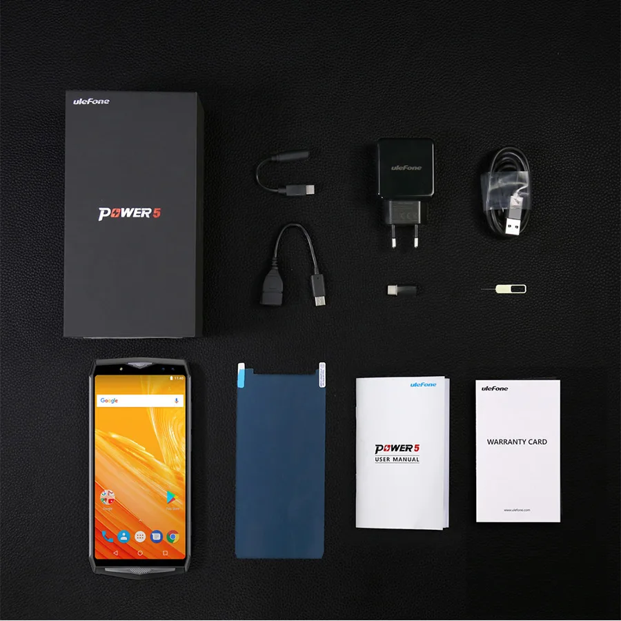 Мобильный телефон Ulefone power 5 Face ID с беспроводной зарядкой Android 8 1 MTK6763 Восьмиядерный