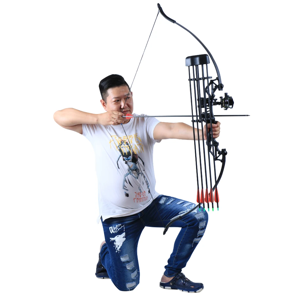 Toparchery открытый стрельба из лука изогнутый лук 30-40lbs демонтаж Охота взрослый лук металлический стояк правая рука с подставкой для стрел