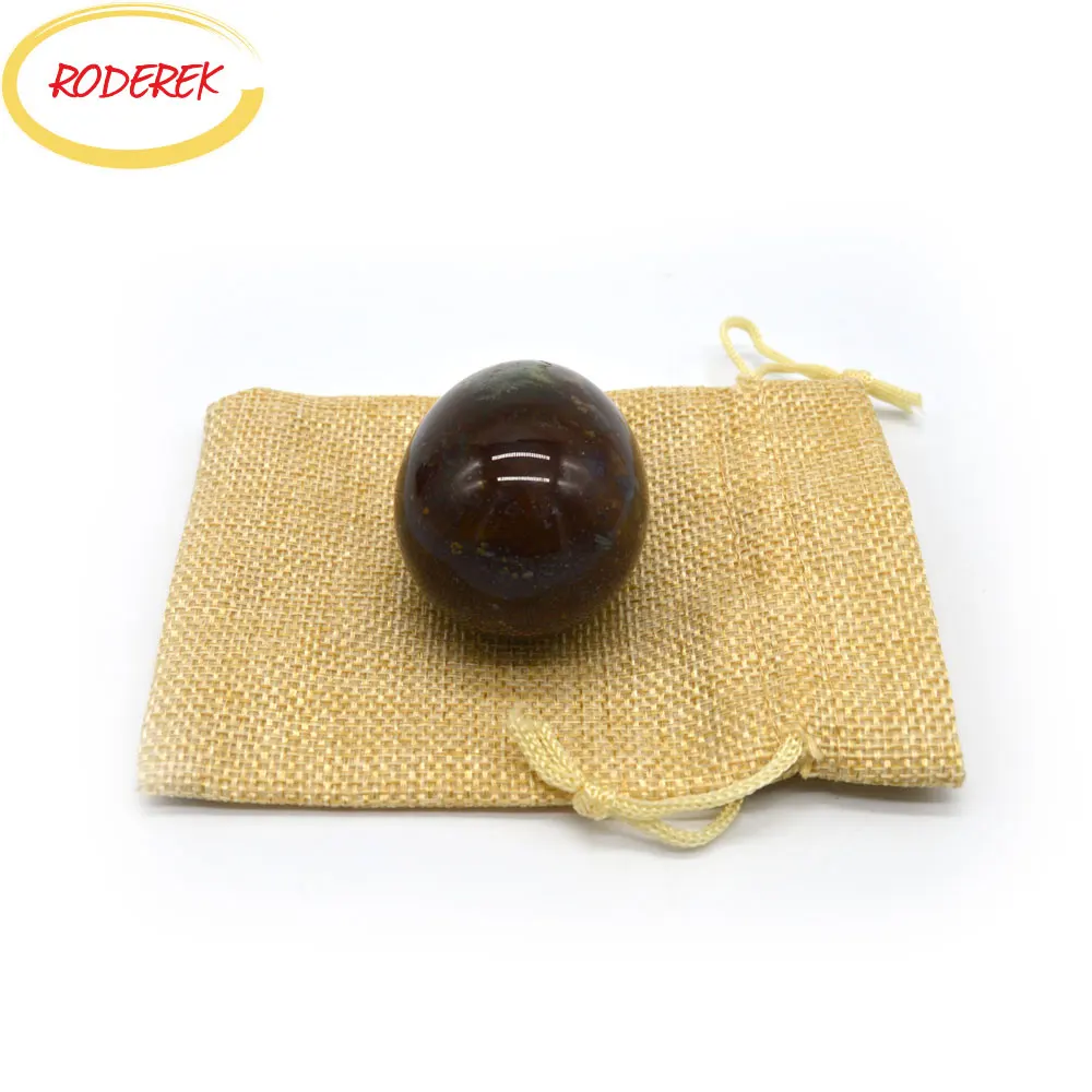 Яйцо из агата и нефрита для упражнений натуральное яйцо вагинального Упражнения