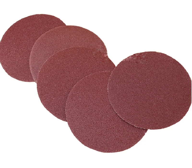 Новый 100 шт 5 &quotФлокированный лист наждачной бумаги шлифовальные бумажные диски