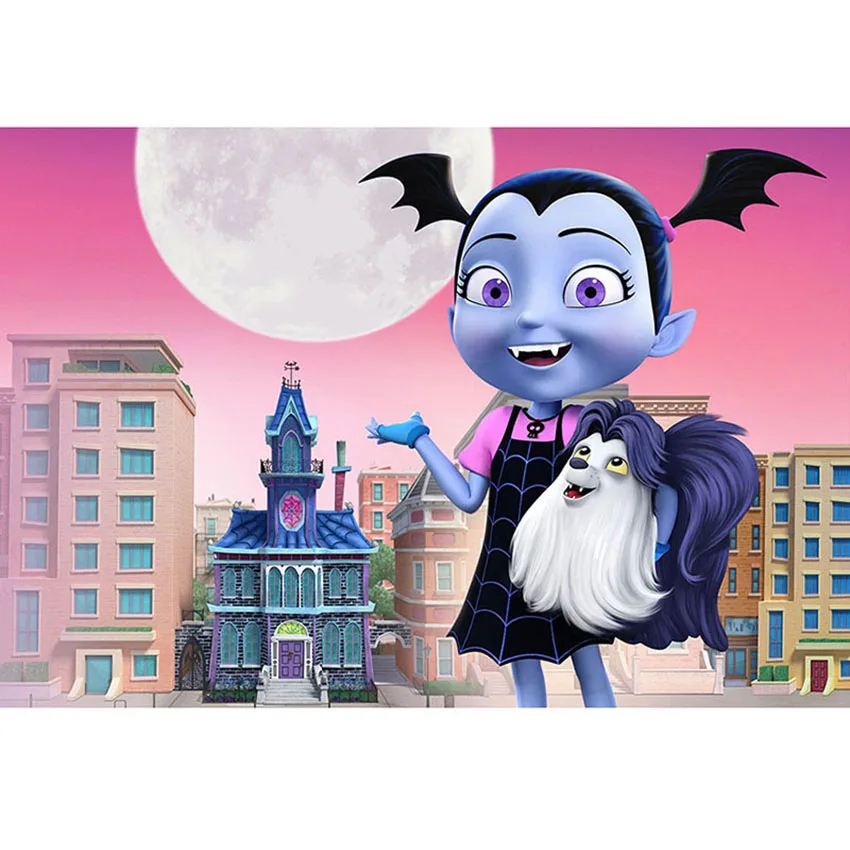 Dawnnow Junior Vampirina фон для фотосессий мультфильм Луна фоны детской фотостудии