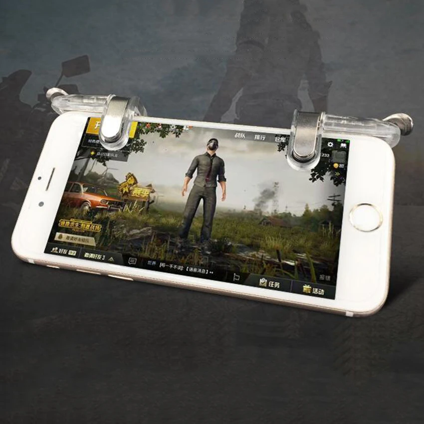 Мобильный игровой контроллер Fire Button Aim Key для смартфона курок L1R1 PUBG | Электроника