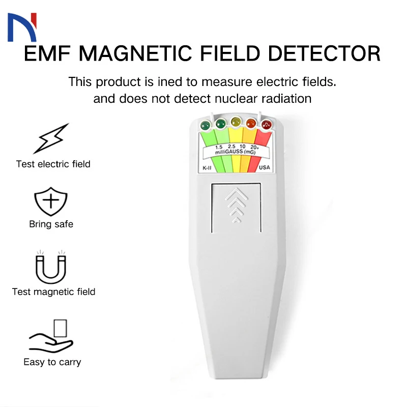 K2 KII цифровой EMF метр детектор Ручной ЖК-Дозиметр Тестер для электрического emf метр электромагнитного поля излучения