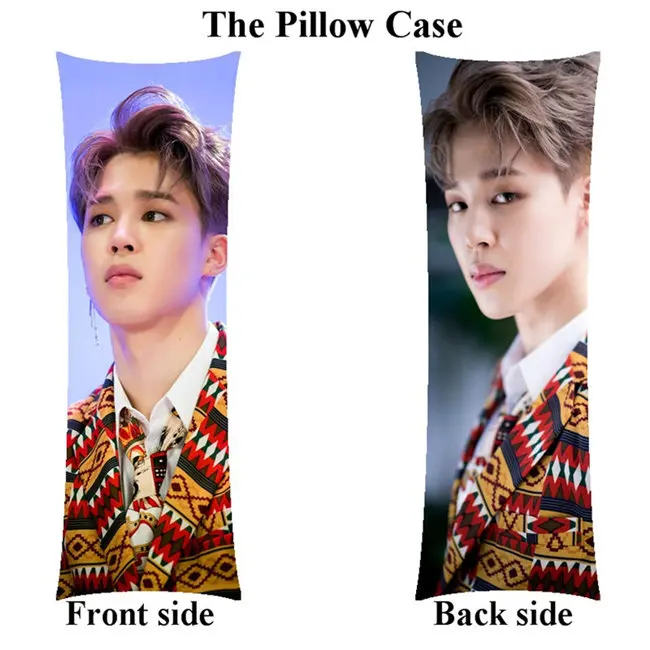 pillowcase Kpop в Корейском стиле бойфренд Цзиминь мультипликационным мотивом Ким тэ Хен V девушка тела подушку Чехол на заказ - Цвет: pillowcase