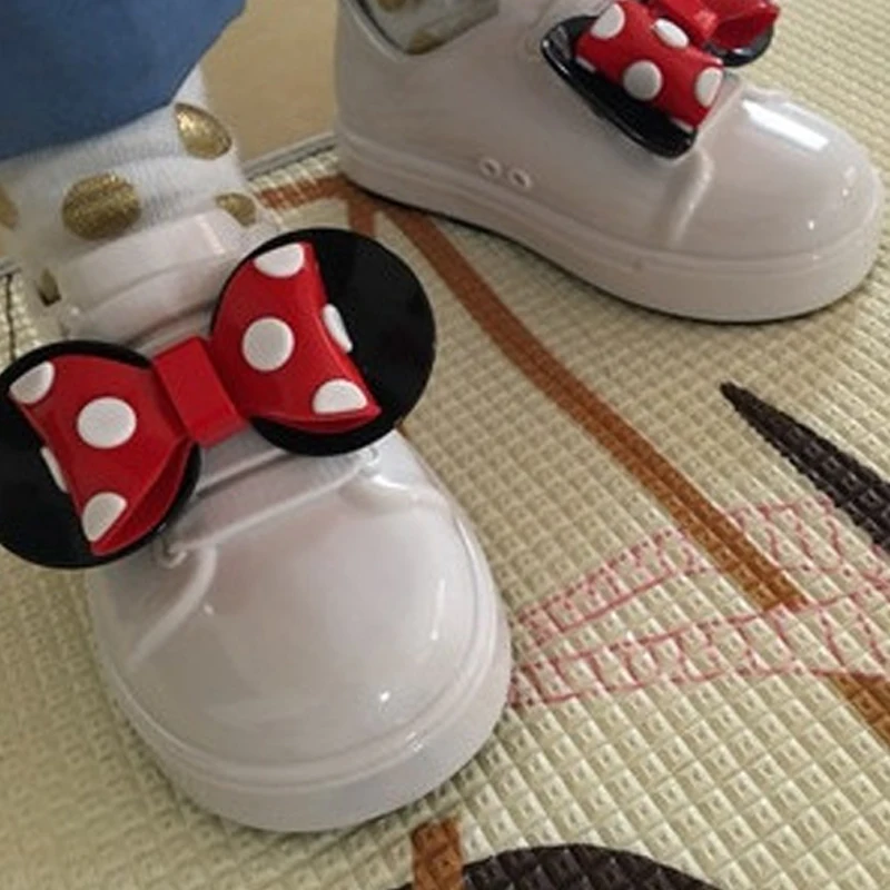 Disney/Новинка детская повседневная обувь для девочек с изображением Минни мягкая путешествий милая
