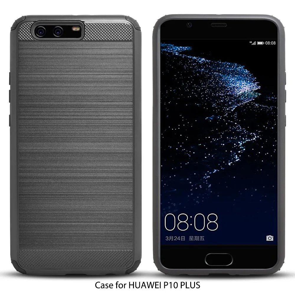 Для Huawei P10 плюс силиконовый чехол TPU + PC Обложка для Ascend Капа Coque протектор