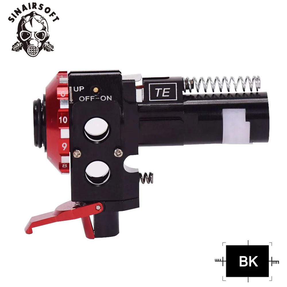Black Горячая Распродажа! высокоточная тактическая камера AEG PRO CNC из алюминия красного цвета для M4 M16, аксессуары для страйкбола, охоты - Цвет: Black