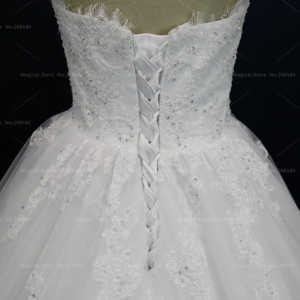 Роскошные белые Vestidos De Renda кружева свадебные платья Африканский стиль Свадебные