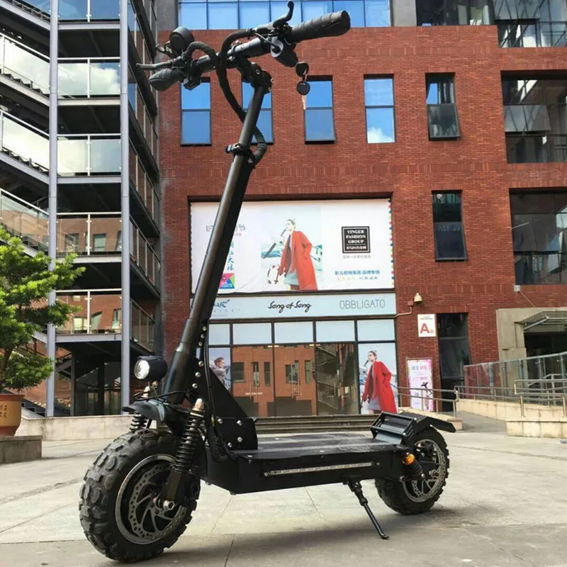 11 дюймов складной электрический скутер взрослые внедорожные кросс кантри