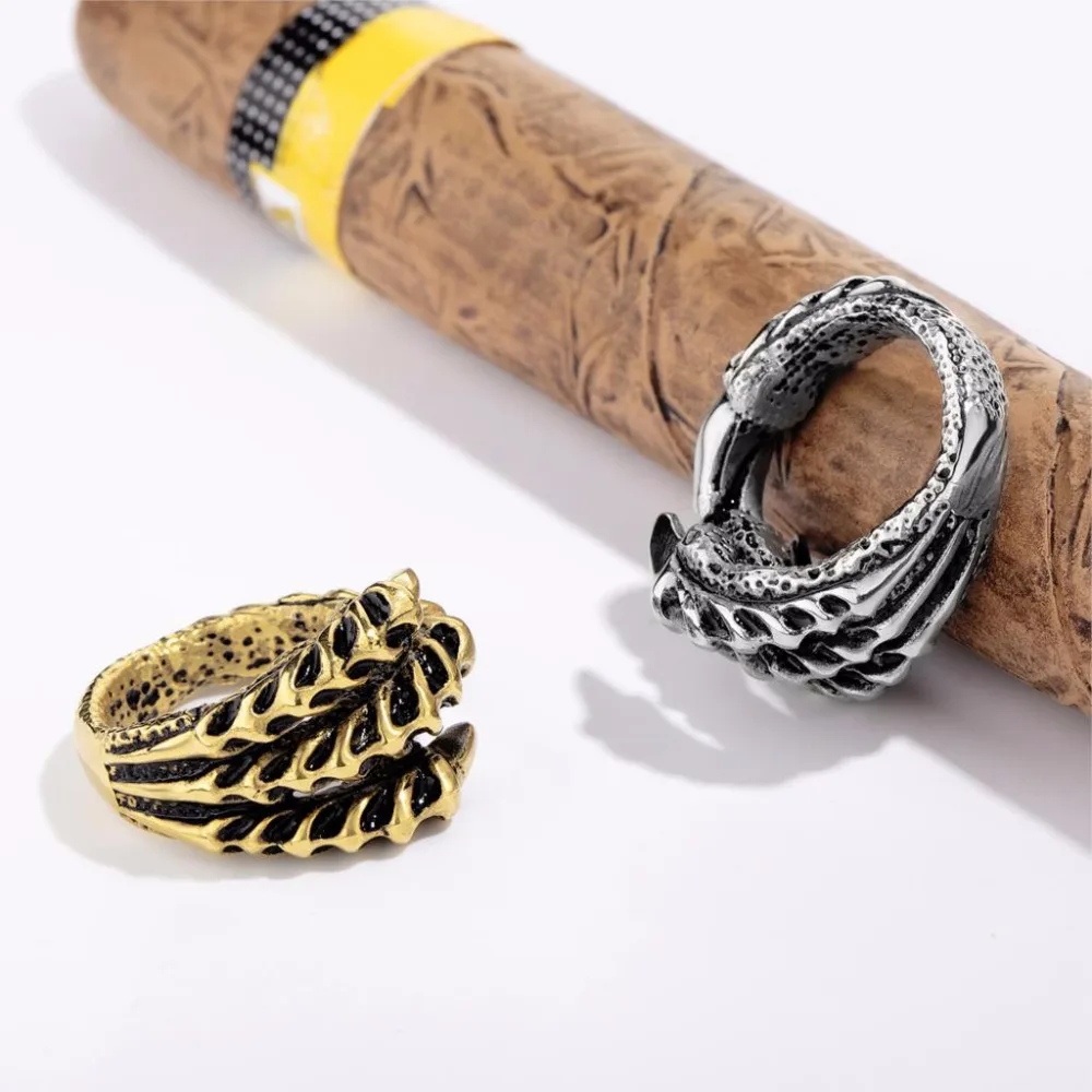 Новинка серебристое байкерское кольцо из нержавеющей стали 316L мужское