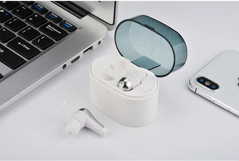 GiGiboom Bluetooth наушники с зарядным устройством коробка двухсторонняя гарнитура TWS True
