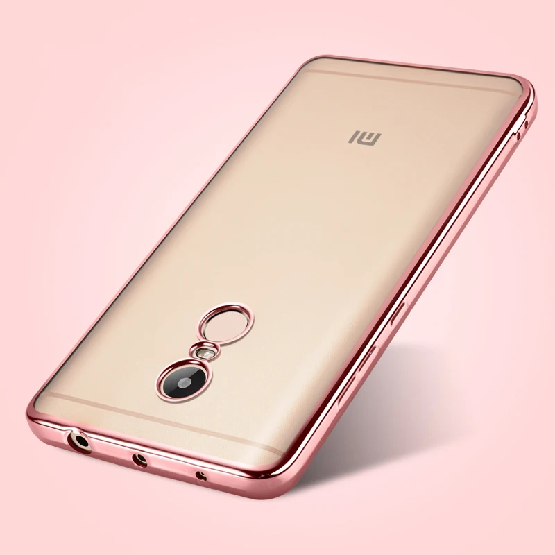 Чехол для Xiaomi Redmi 5 Plus Роскошный чехол из ТПУ с лазерным покрытием Xiomi Redmi5 мягкий