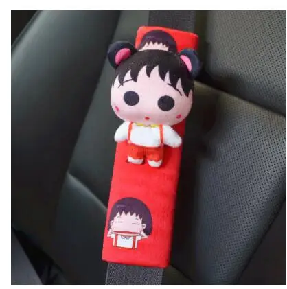 Maruko 1 пара 22 см мультфильм doraemon Crayon Shin-chan Sakura momoko Ultraman fox покрытие ремня безопасности автомобиля мягкая игрушка - Цвет: Maruko
