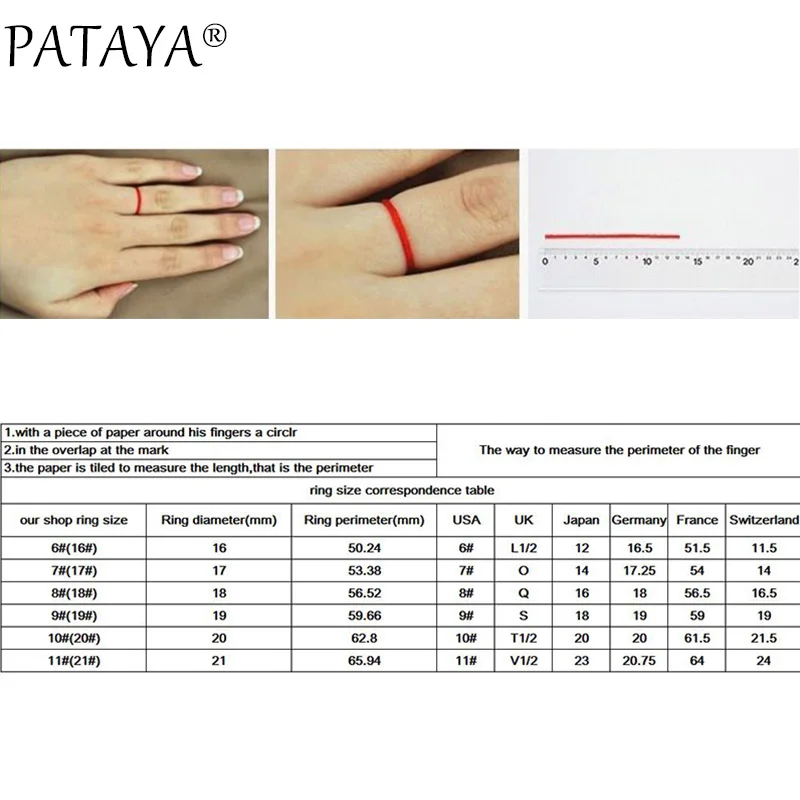 PATAYA, новинка, женские полые кольца, 585, розовое золото, тонкий белый, Круглый, натуральный циркон, классика, модные ювелирные изделия, Обручальные, вечерние, подарки, кольцо