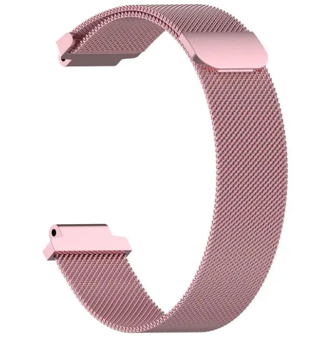 Rose pink Ремешок для смарт-часов Garmin Forerunner 220 230 235 630 620 735XT подход S20 S5 S6 ремешок для наручных часов Apple Watch, Миланский Браслет с отверткой - Цвет: Rose pink