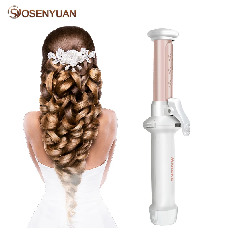 Перезаряжаемая Плойка для волос IronHair портативная щетка 2 в 1 USB провод