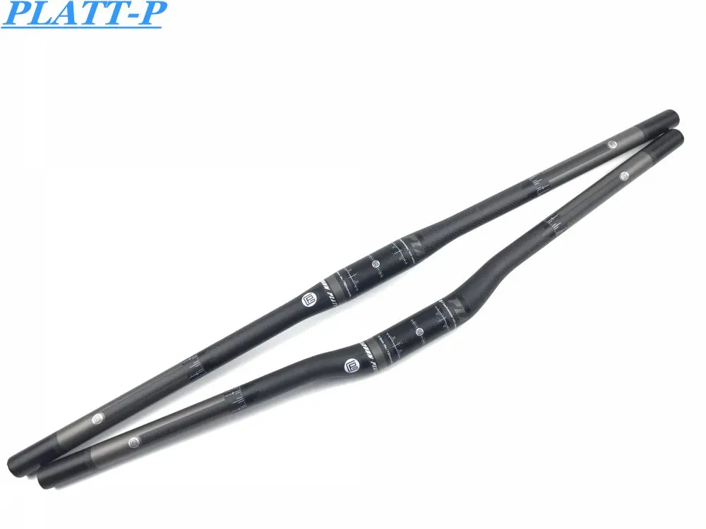 PLATT P углеродный руль для велосипеда из углеродного волокна MTB плоского подъемный