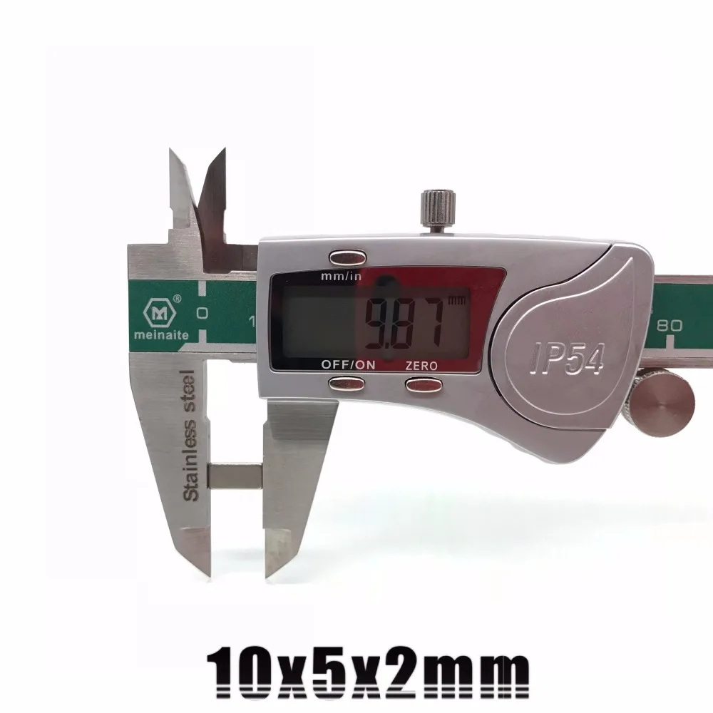 20/50/100/200 шт. N35 прямоугольные магниты f 10x5x2 мм супер сильный неодимовый магнит 10*5*2 мм Магниты NdFeB(неодим-железо-бор 10 мм x 5 мм x 2 мм