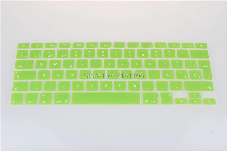 Чехол для клавиатуры с испанской раскладкой SP 2 шт./лот кожаная пленка MACBOOK PRO AIR