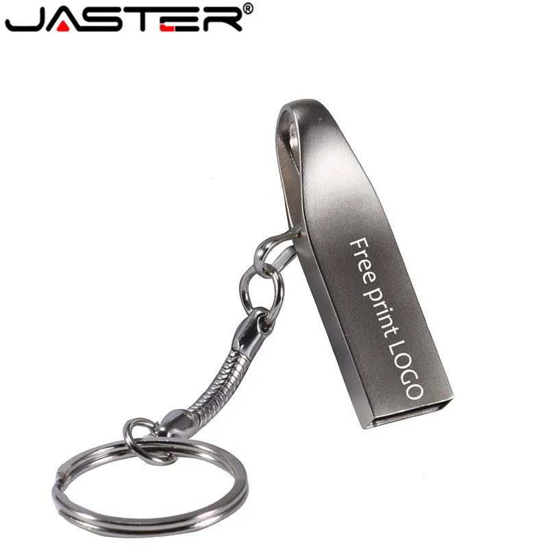 JASTER USB 2,0 металлический флеш-накопитель 4GB 16GB 32GB 64GB memoria usb stick Мини Подарочный флеш-накопитель(5 шт. бесплатный логотип