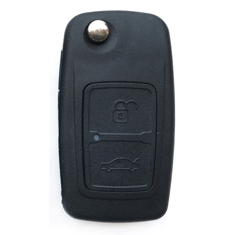 Style B 2 кнопки автомобиля флип ключ корпус для CHERY TIGGO A1 Пасхальный COWIN FULWIN E5 сменный складной пульт дистанционного управления брелок чехол оболочка - Количество кнопок: Style B
