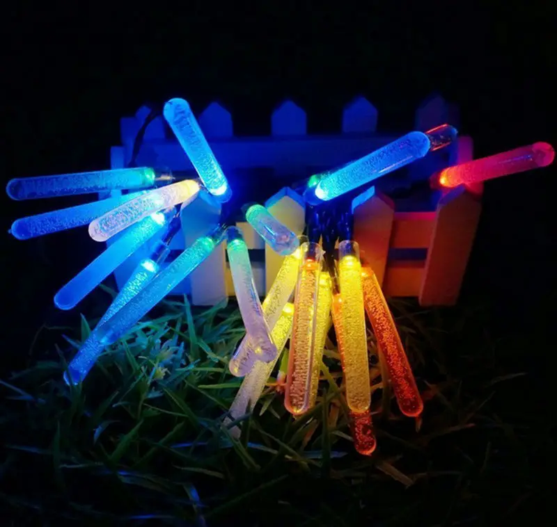 Солнечная приведенная в действие 5 м 20 светодиодов сосулька пузырь Фея висячая