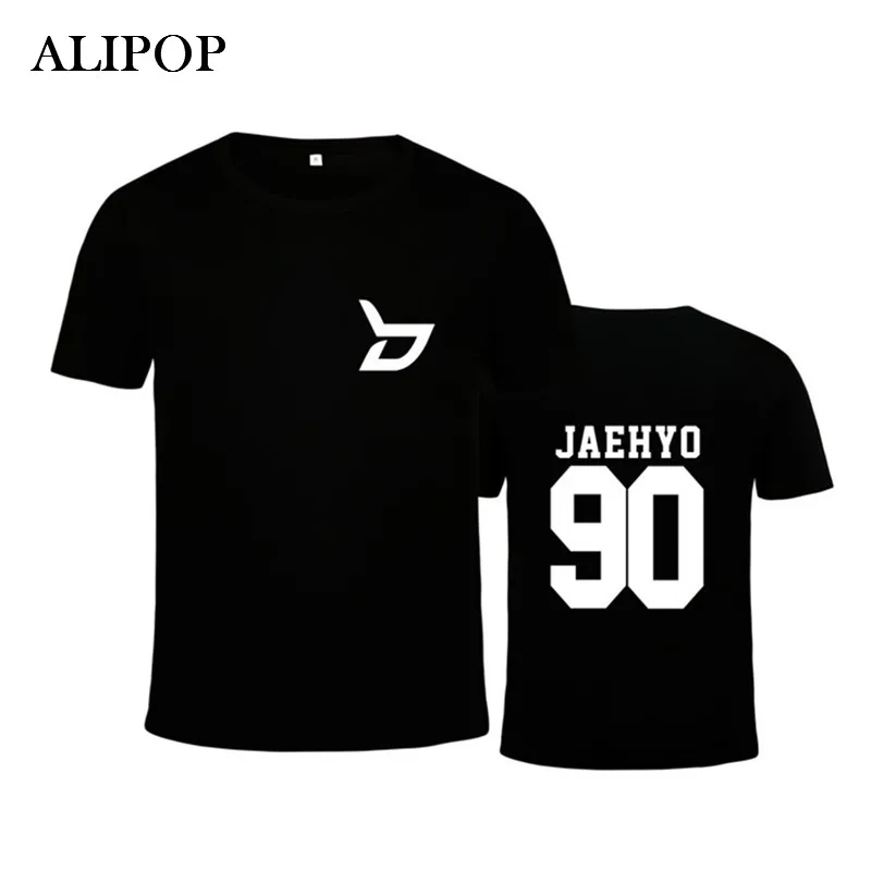 KPOP Fashion Block.B альбом блокировки B ZICO P.O JAEHYO B-BOMB хлопок футболка Топы Одежда футболки