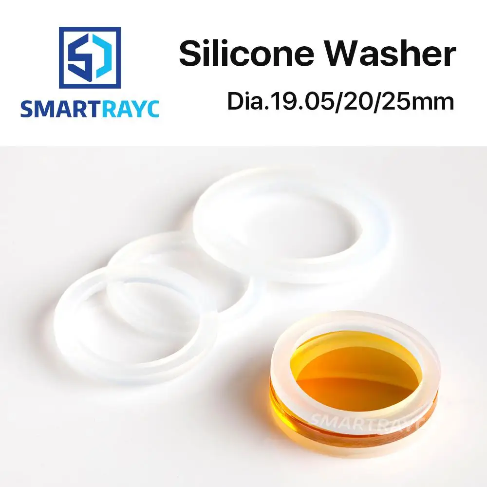 Smartrayc силиконовая шайба 19,05 20 25 мм для CO2 лазерной фокусировки объектива зеркала