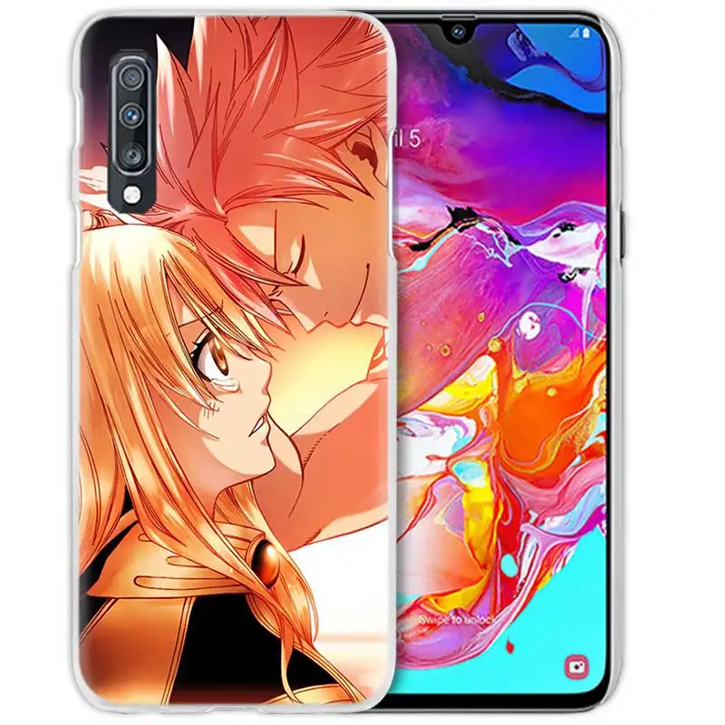 05 Чехол с хвостом Феи для samsung Galaxy A50 A70 A20e A40 A30 A20 A10 A8 A6 Plus A9 A7 жесткий прозрачный чехол для телефона из поликарбоната с аниме - Цвет: 05