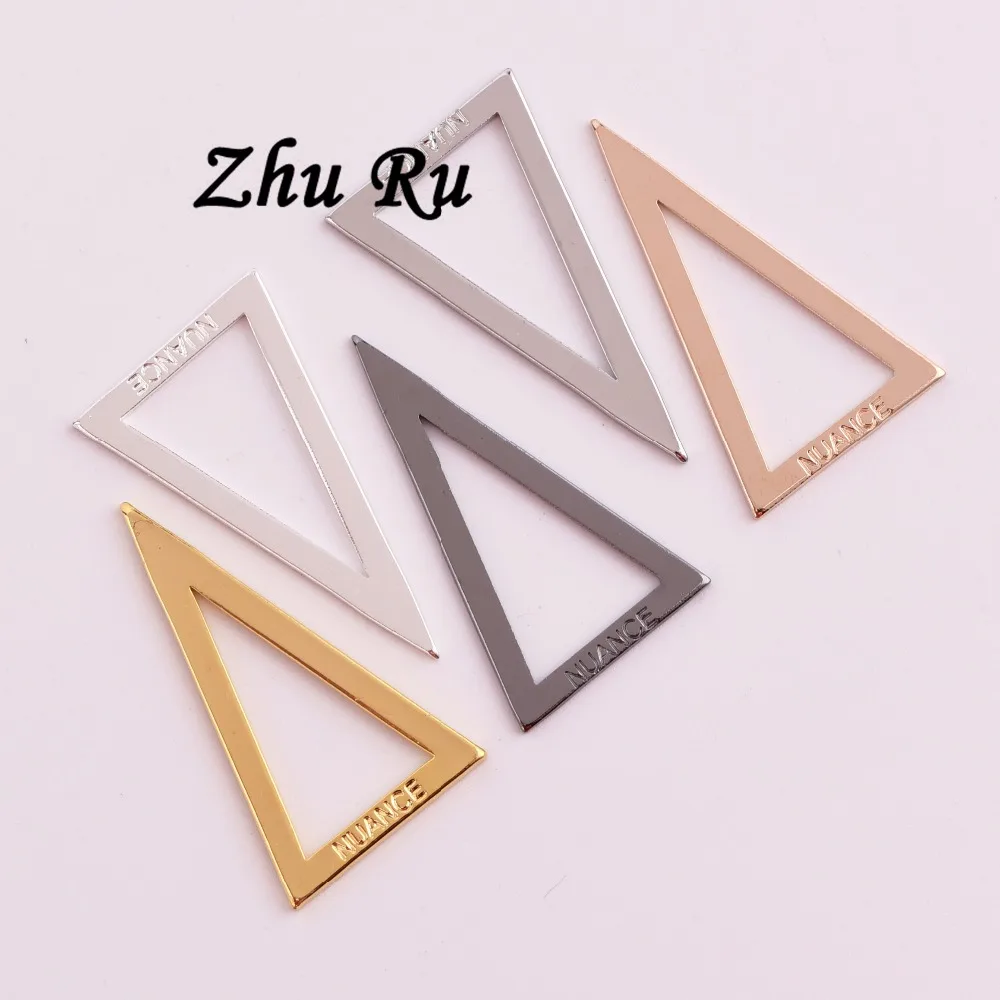 ZHU RU 5 шт./лот 35*20 мм большая треугольная сэндвич вилка Акулий плавник дорожный