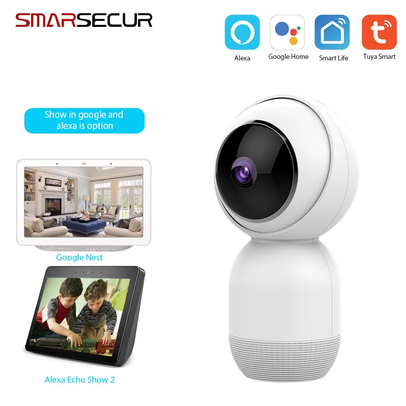 WiFi IP камера 1080P Домашняя безопасность WiFi Tuya мини камера Google/Alexa для опции