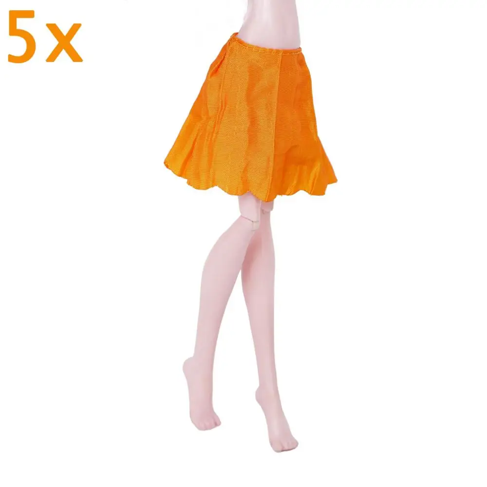 Skirt-1 Аксессуары для кукол, 5 шт., модные чулки/блузка/брюки/юбка для куклы Monster High, Одежда для куклы Ever After High, игрушки - Цвет: Skirt-1
