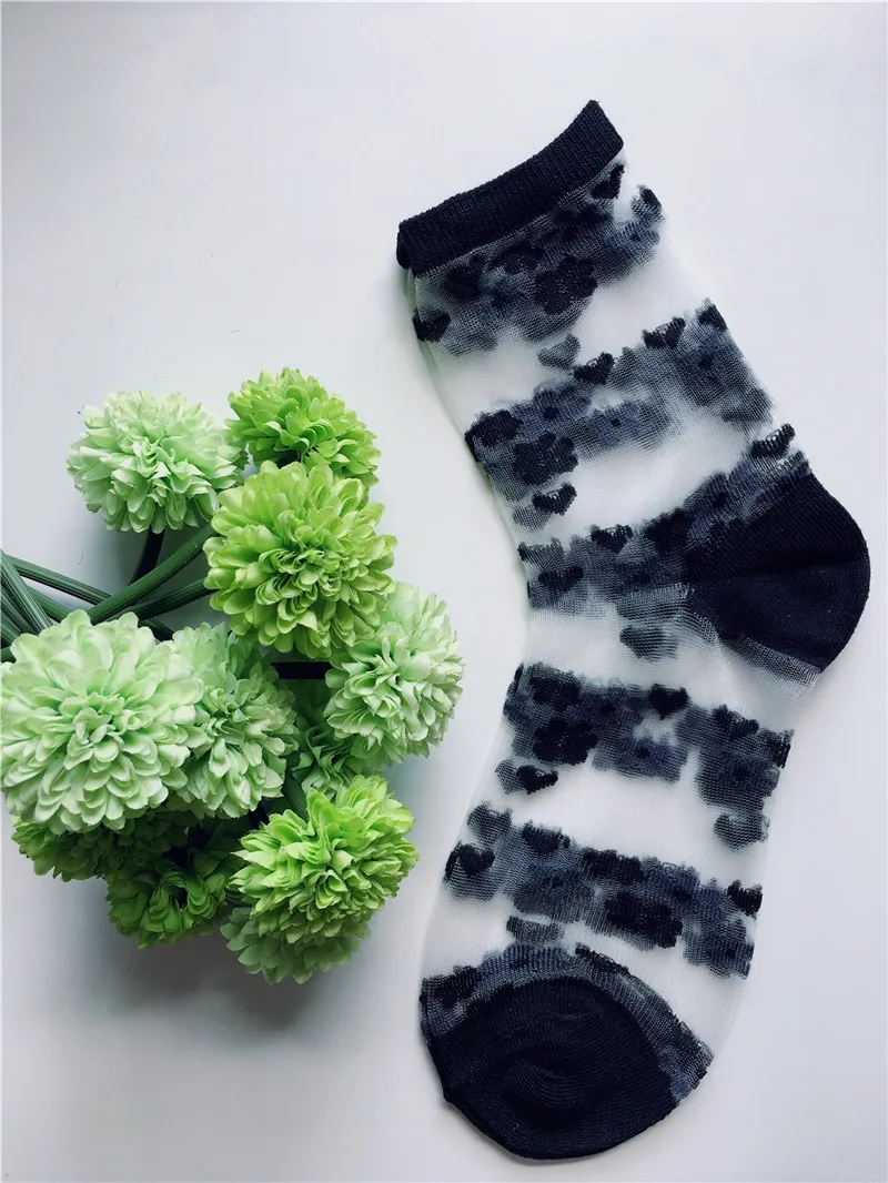 Shishangyouhuo 4 шт. = 2 пара/лот Comfy Sheer Шелковые летние ботильоны прозрачный кристалл Кружево Для женщин Calcetines Носки для девочек горячая девушка Meias cw04