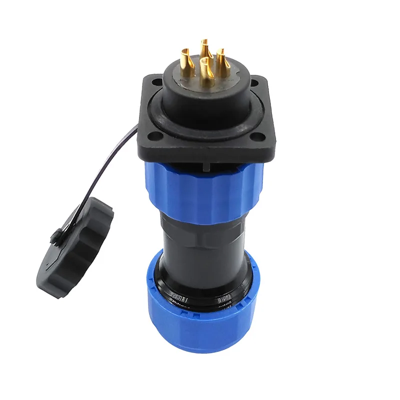 Водонепроницаемый соединитель SP20 фланцевое гнездо из гофрированной трубы