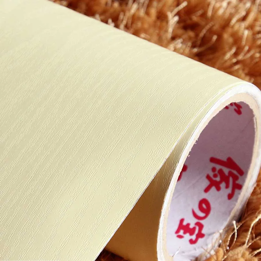Beige Wood ПВХ винил водонепроницаемый ванная комната кухонные шкафы полка лайнер клейкая контактная бумага самоклеющиеся обои для столешницы Декор - Цвет: Beige Wood