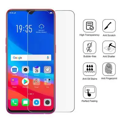 Защитное стекло для экрана Oppo F11 Pro Realme C2 закаленное Защитная пленка C1 2019 9H oppo